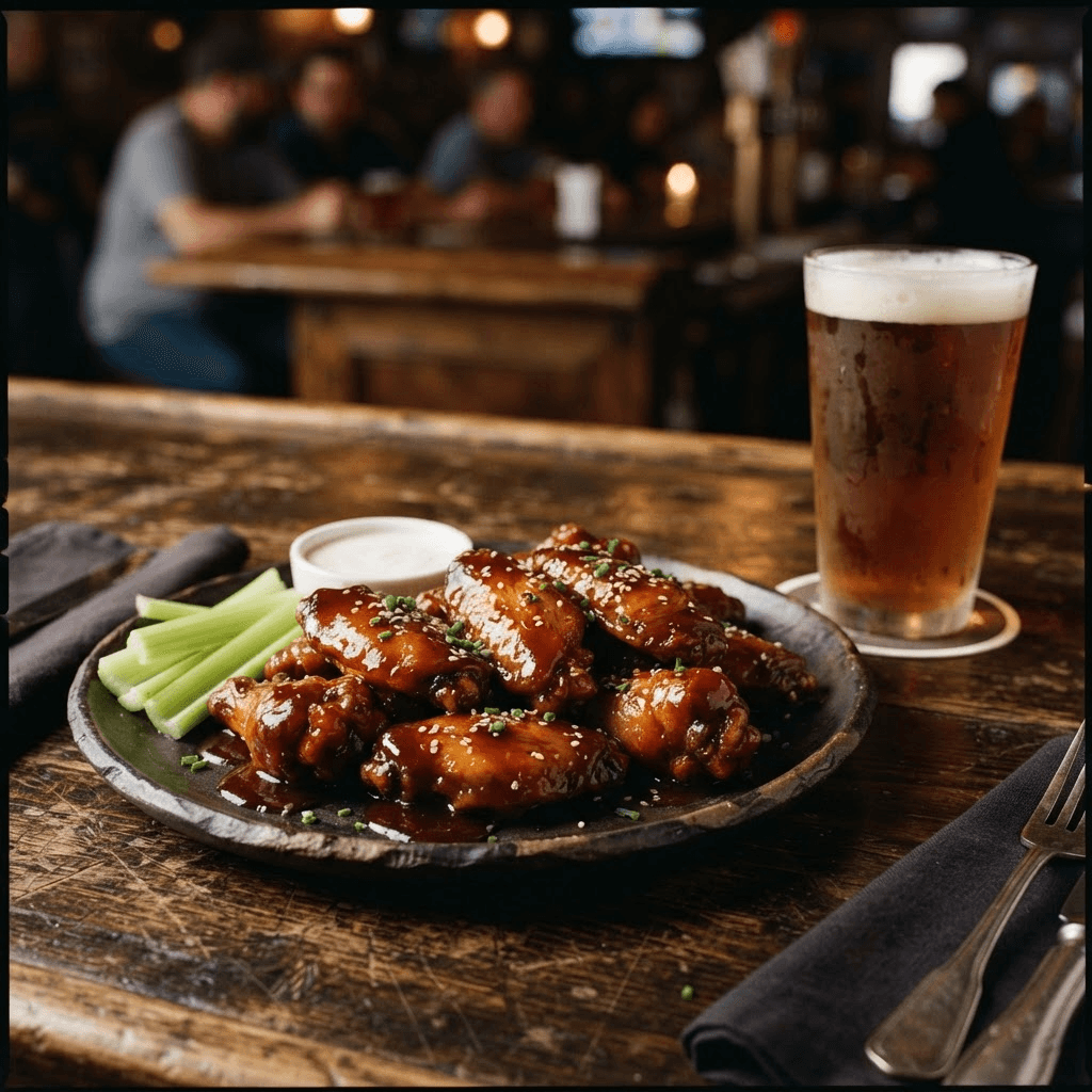 Bourbon BBQ Wings